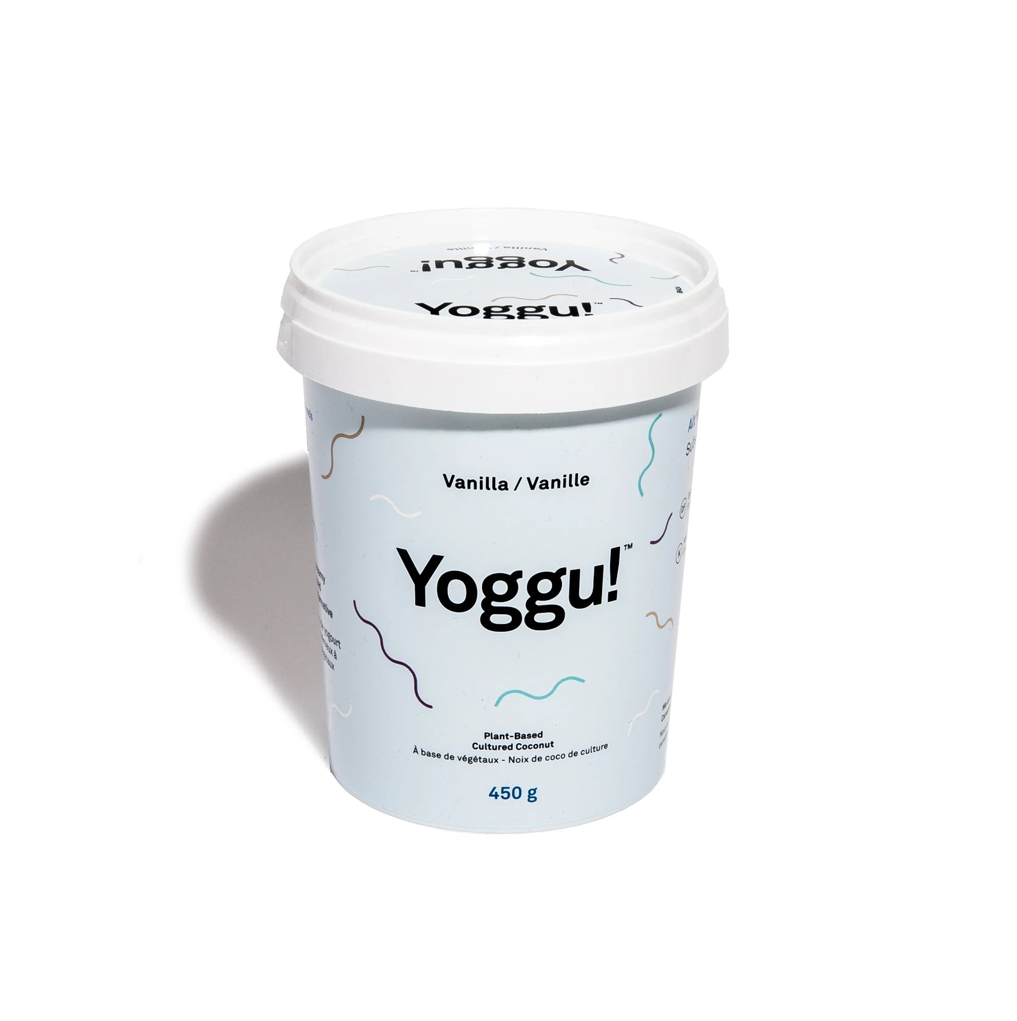 Yoggu!- Yogourt saveur vanille à base de végétaux et noix de coco de culture