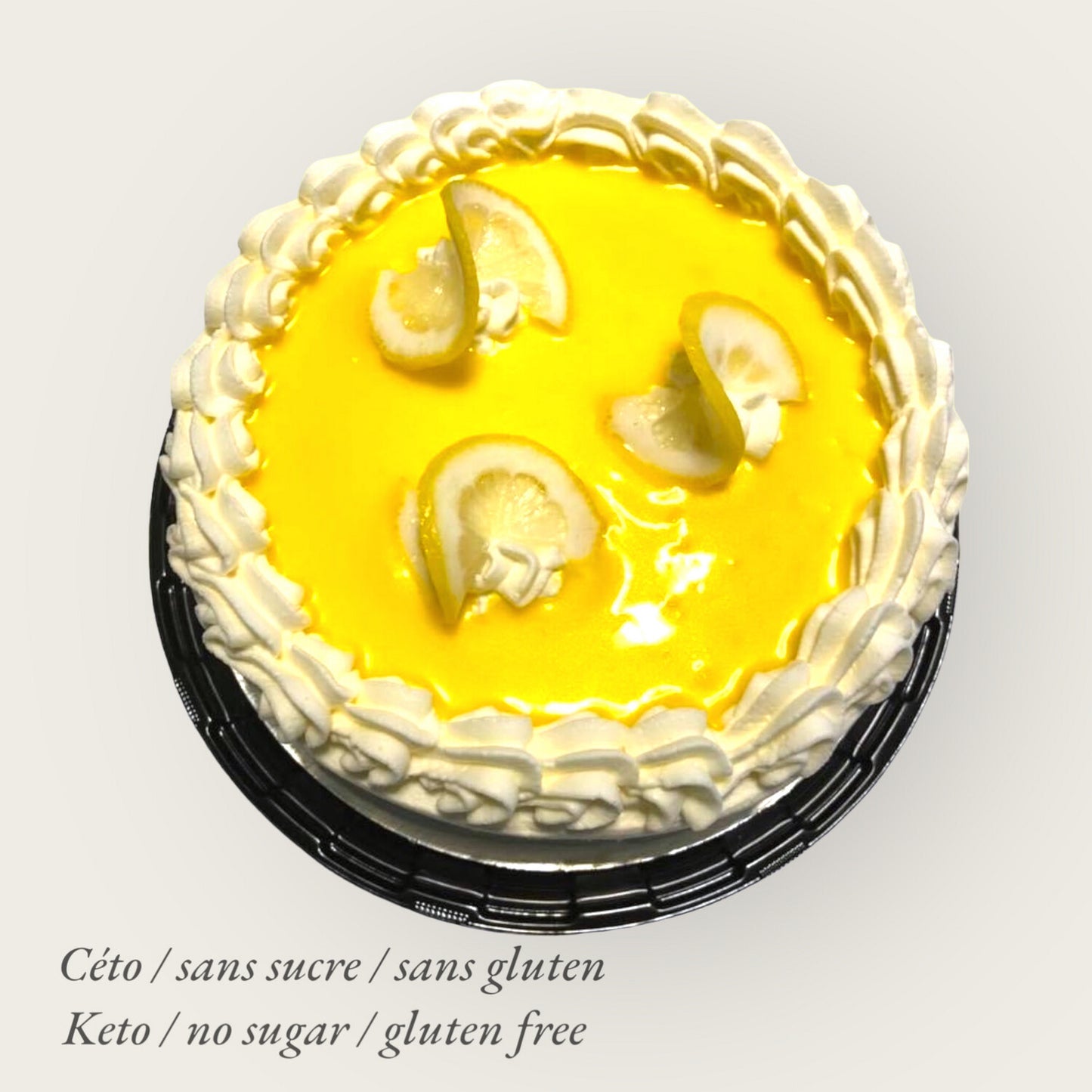 Gateau anniversaire citron 8p