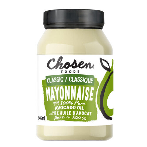 Chosen Foods Classic 100% Avocado Oil Mayonnaise, 946ml