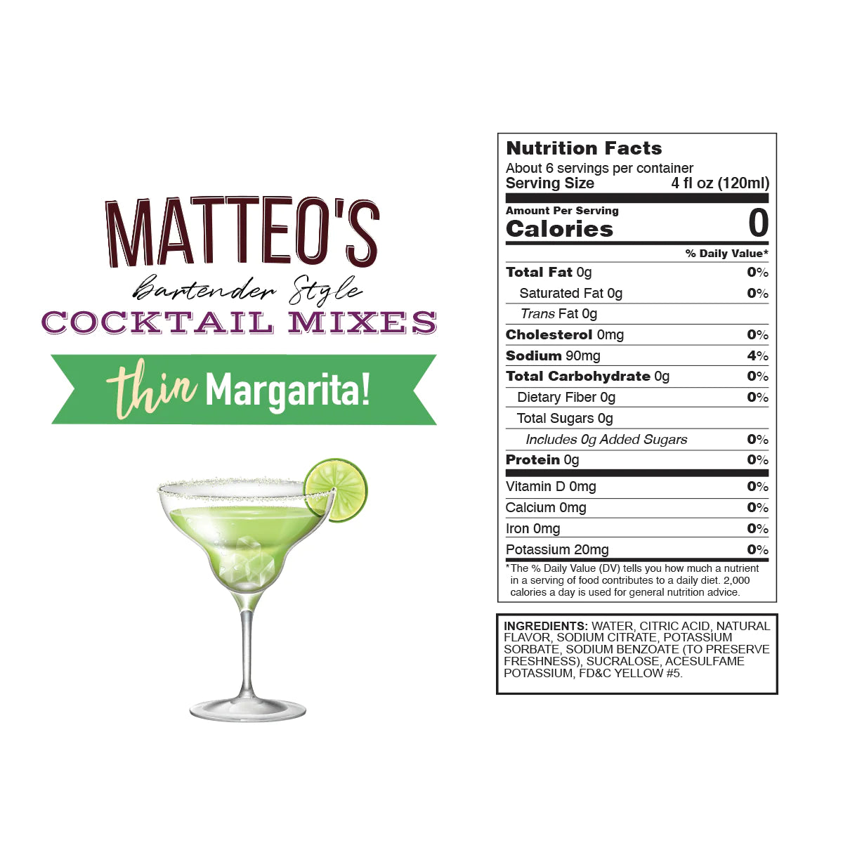 SIROP COCKTAIL MIXES - MARGARITA