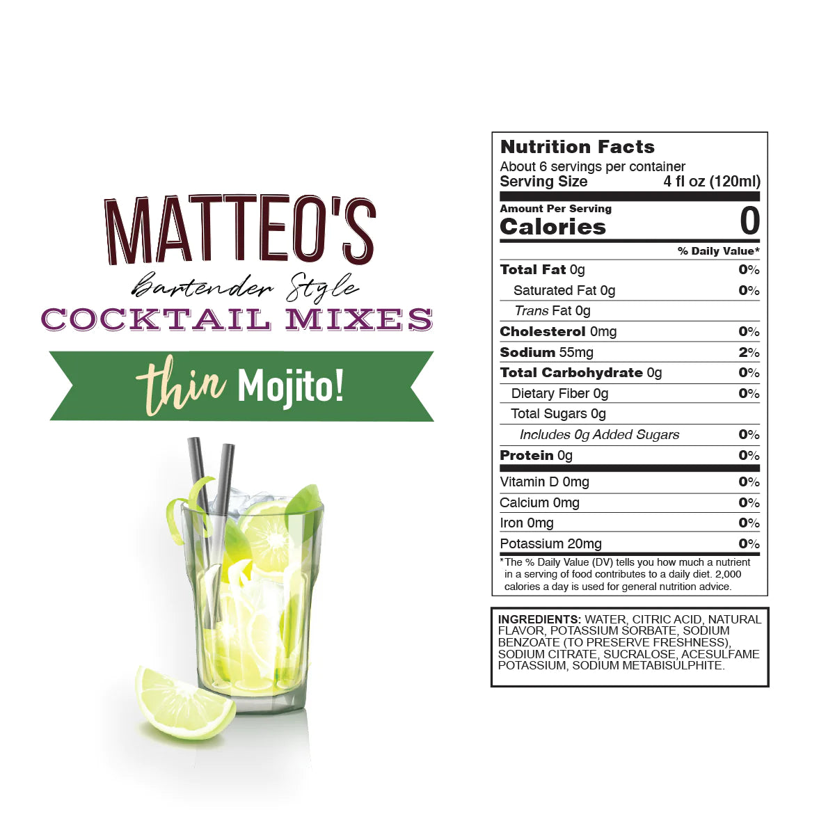 SIROP COCKTAIL MIXES - MOJITO