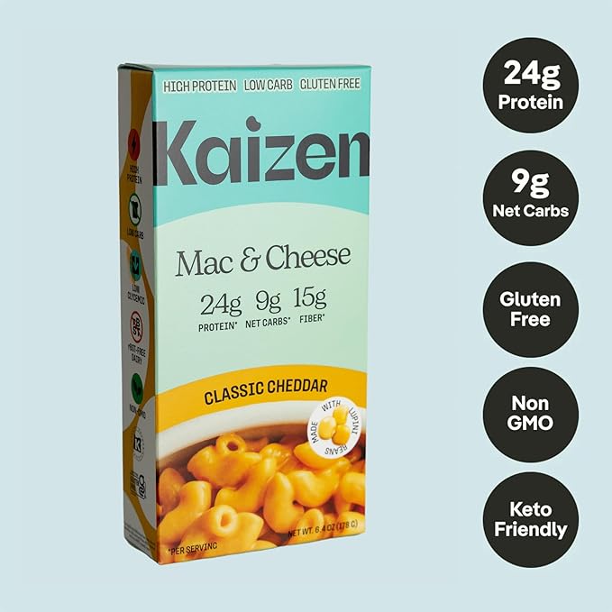 Kaizen-Mac & cheese low carb ( lupin )
