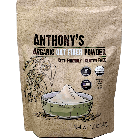 Anthony's Goods - Fibre d'avoine biologique (poudre fine)