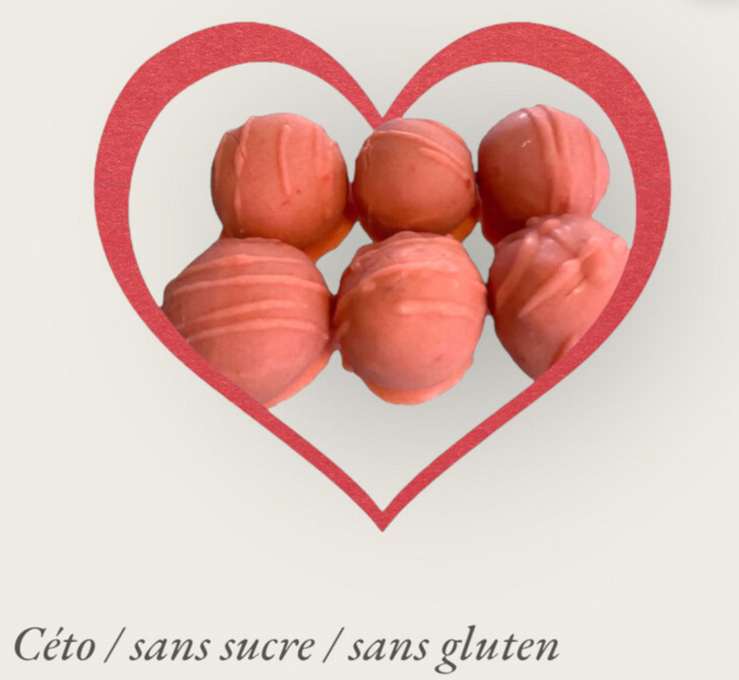 Délices et Carées(saveurs: fraises, chocolat Noisettes, Noix de coco, carées fraises