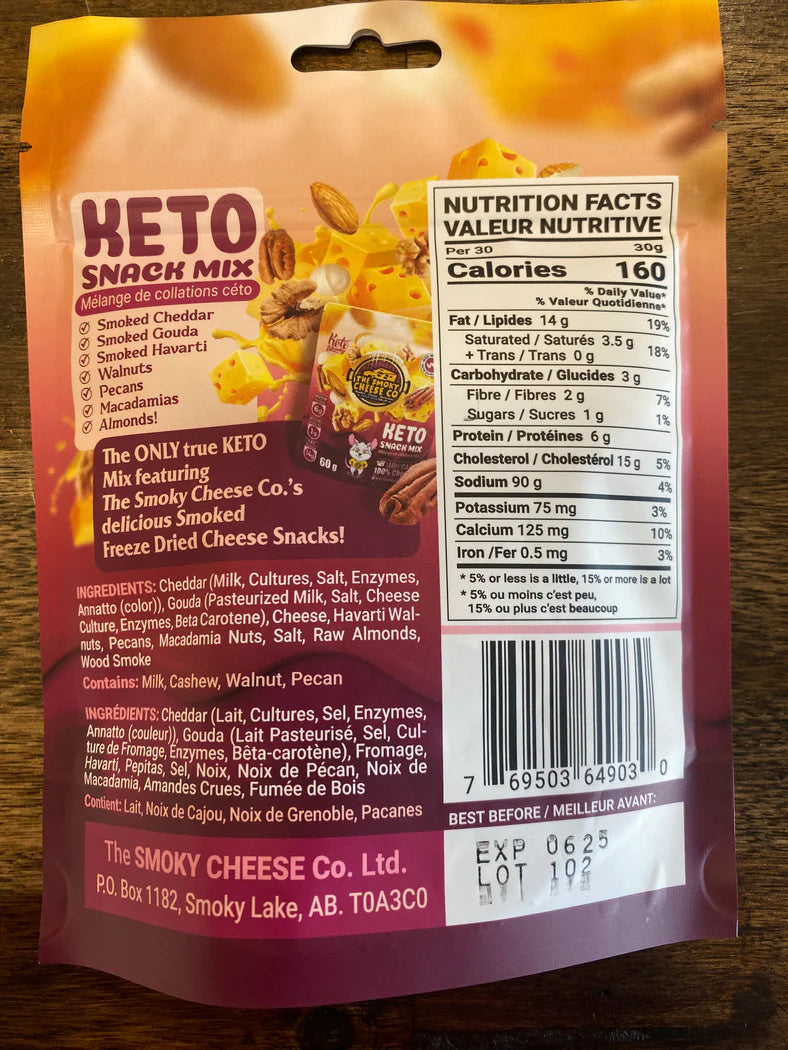 The smoky chese- keto snack mix 50g