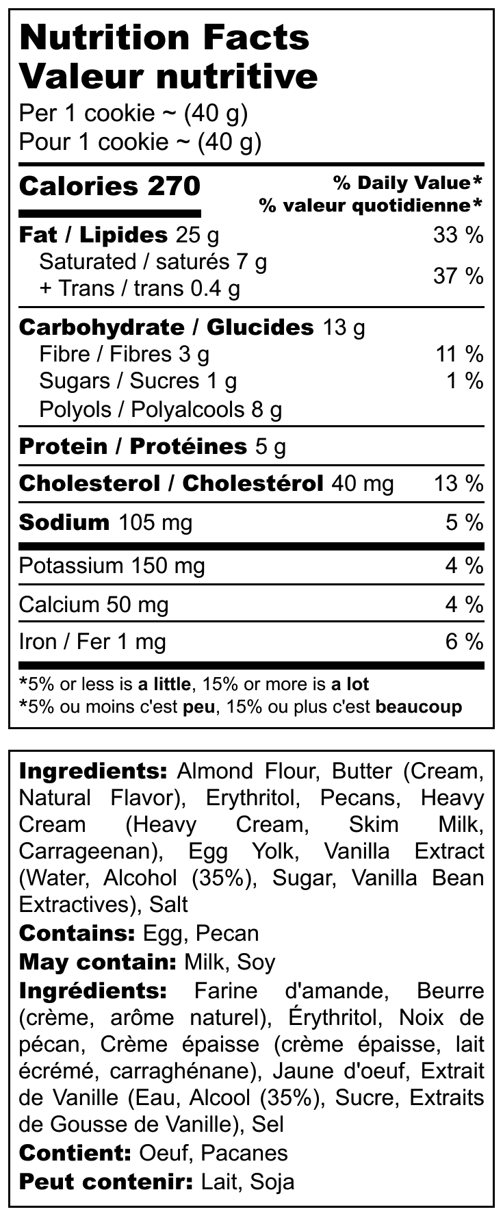 Dessert keto et faible en glucides Kéto Montréal