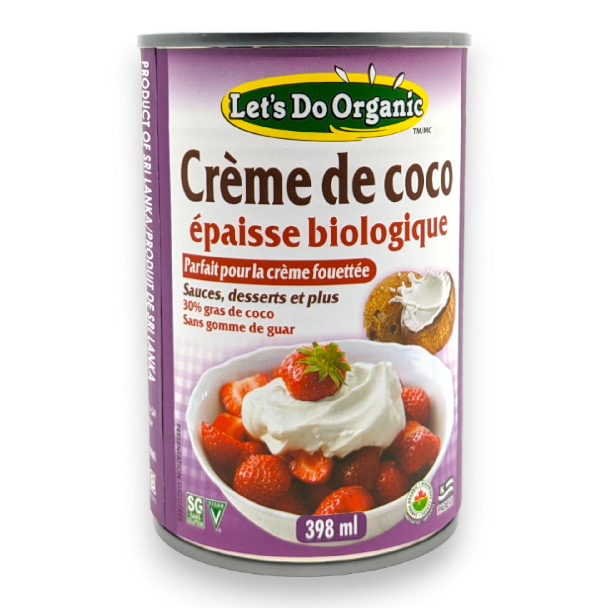 Organic Coconut Thick Cream - Let's Do Organic