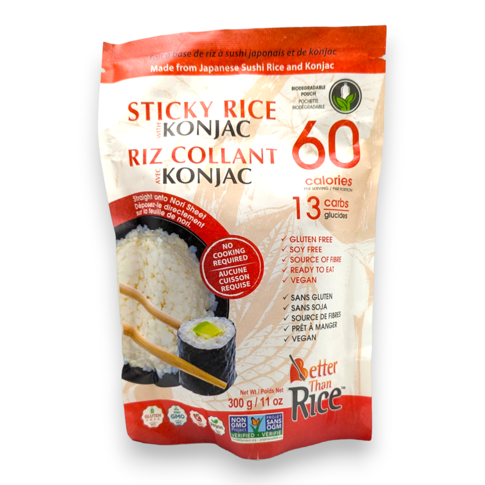 Riz Collant avec Konjac - Better Than Rice