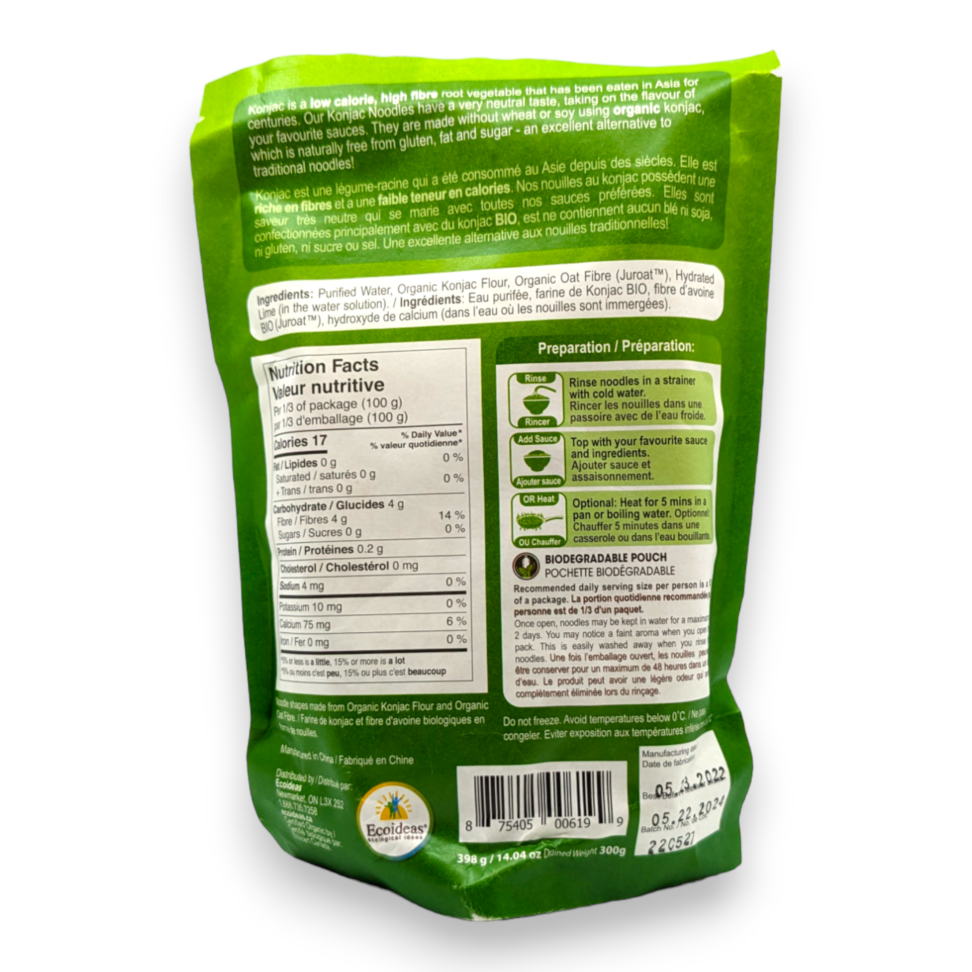 Nouilles de Konjac Bio - Better Than Noodles