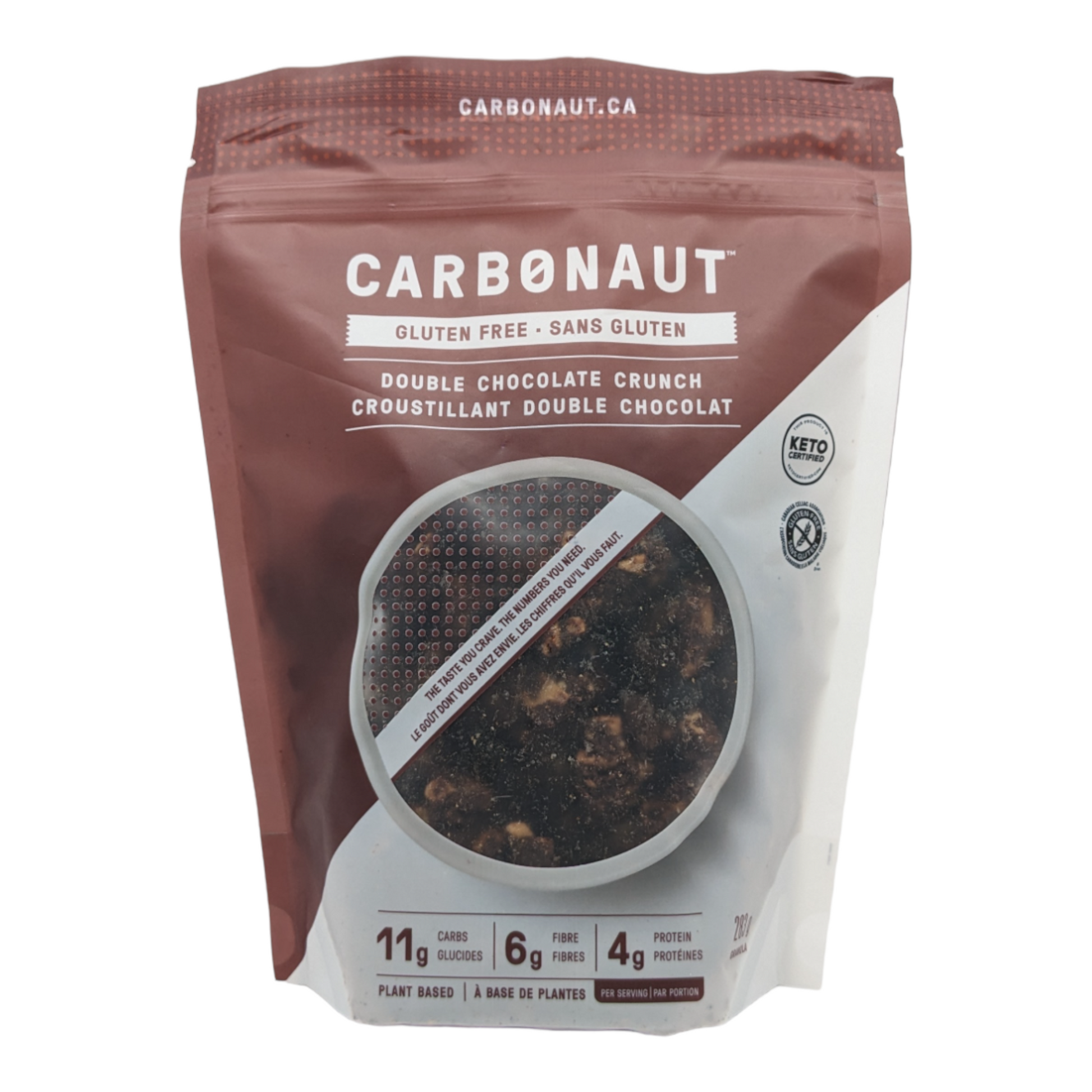 Croustilant Double Chocolat à Base de Plantes Sans Gluten - Carbonaut