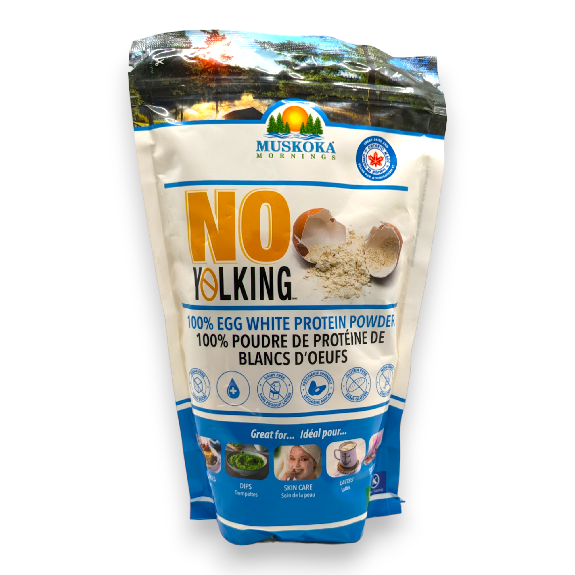 100 % Poudre de Protéines de Blancs d'Œufs - Muskoka Mornings