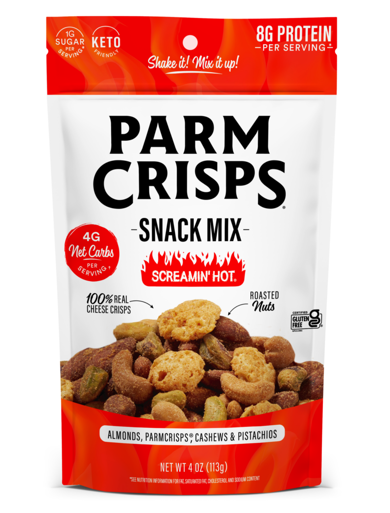 Parm Crisps mélange de chips de parmesan Screamin' Hot