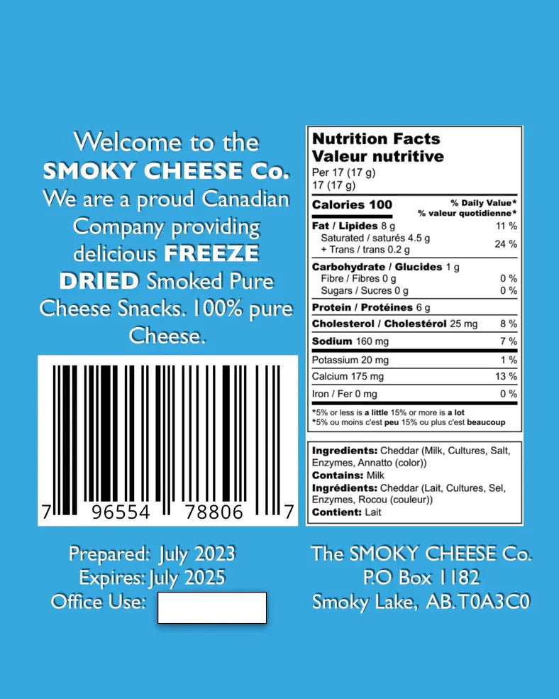 The smoky cheese- cheddar 17g