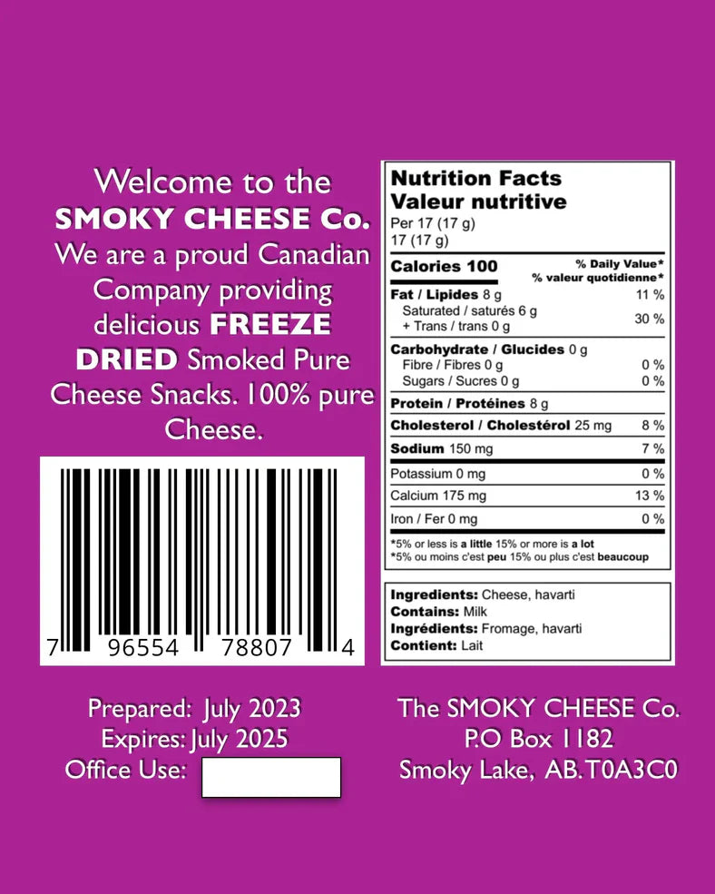 The smoky cheese- Havarti 17g