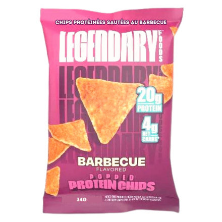 Chips Keto Chips Barbecue New!New! Legendary Foods Popped Protein Chips Barbecue, 34g