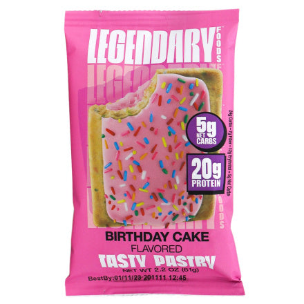 Legendary pop tarte de gâteau d'anniversaire  61 g