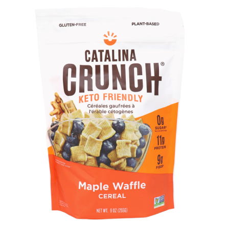 CATALINA CRUNCH CEREAL MAPLE WAFFLE 255G