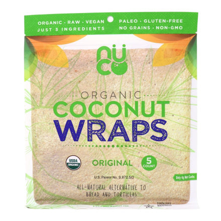 Wraps-noix de coco Bio, nature