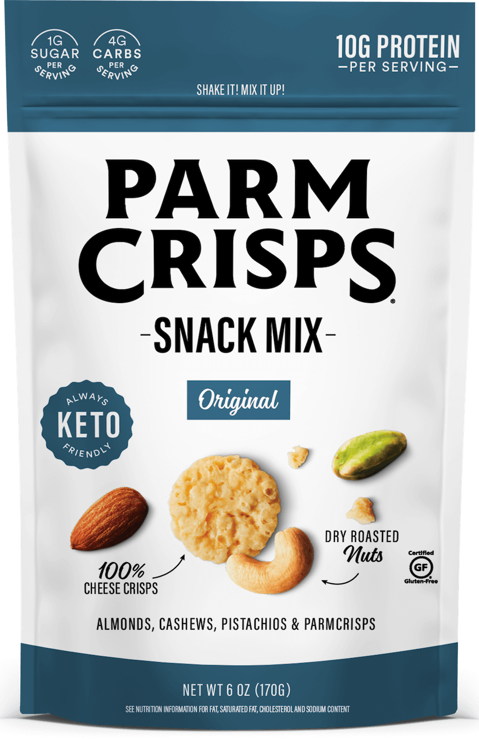 Parm Crisps mélange de chips de parmesan original