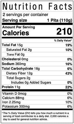 Pain pita keto vegan sans gluten (2)
