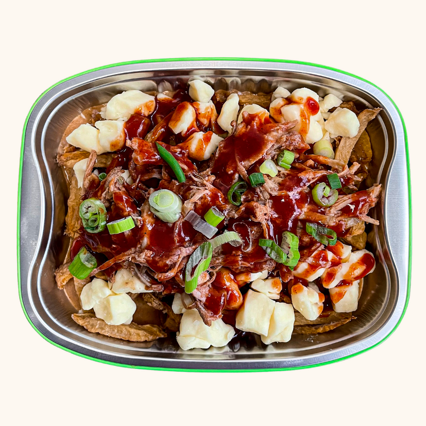 Poutine Porc Effilochée BBQ