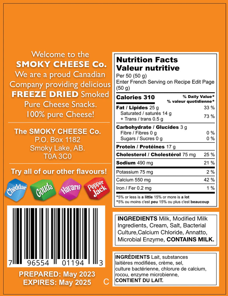 The smoky cheese- cheddar 50g
