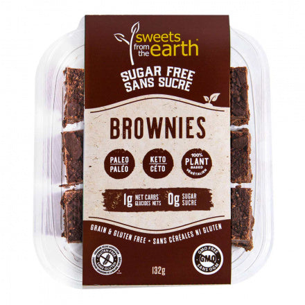Sweets From The Earth  Keto Brownies sans sucre, 132g