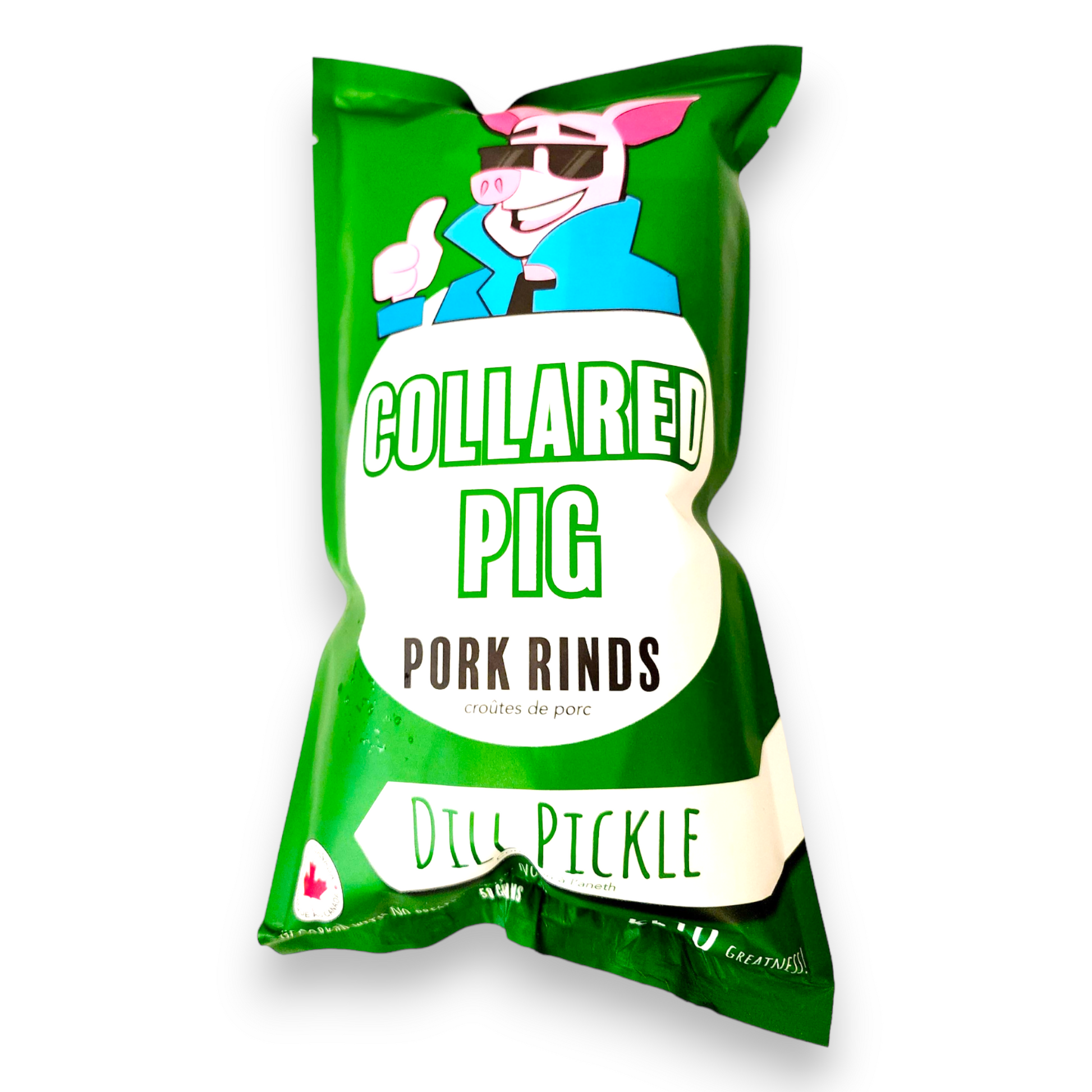 The Ketonut Couennes de porc Dill Pickle - Collared Pig