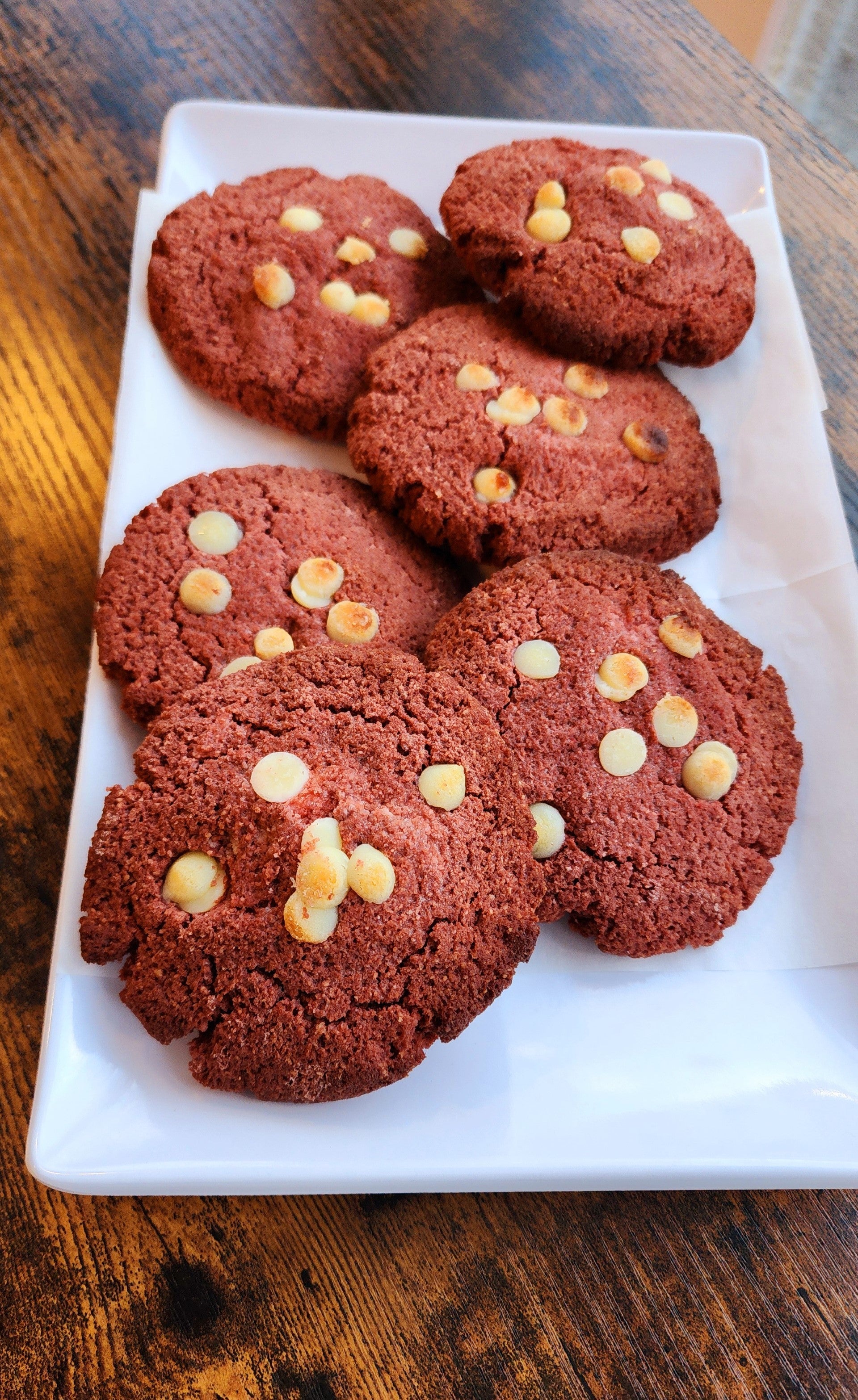 Biscuits-Red velvet sans gluten