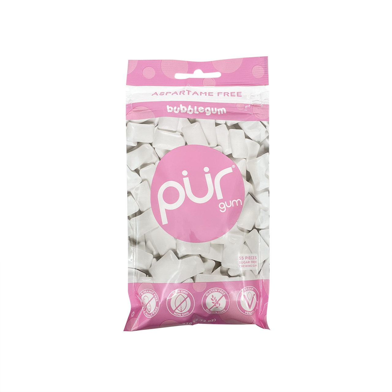 55 morceaux (plusieurs saveurs) - Pur Gum