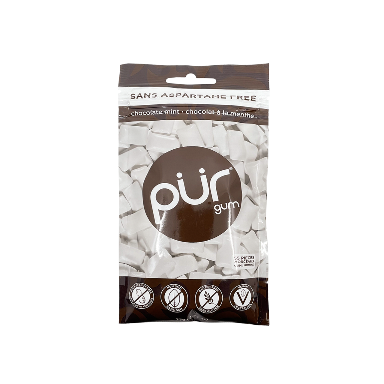 55 morceaux (plusieurs saveurs) - Pur Gum