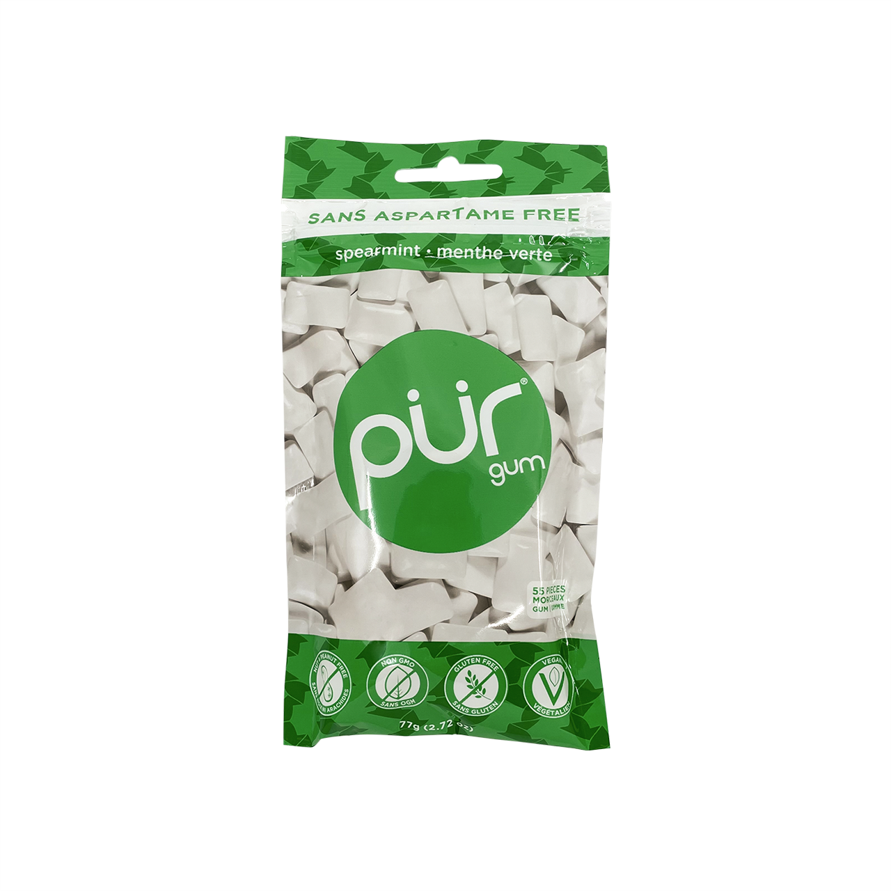 55 morceaux (plusieurs saveurs) - Pur Gum