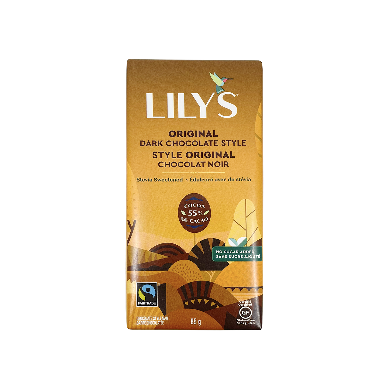 Tablette chocolatée - Lilys - Keto Montréal