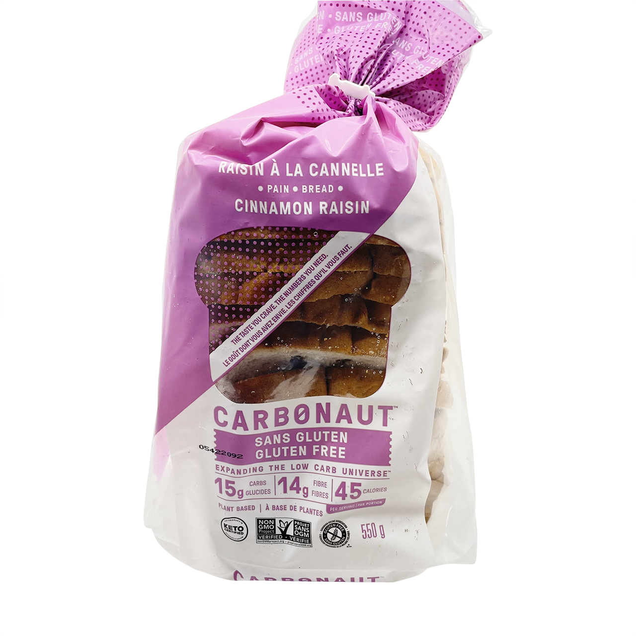 Pain au raisin et canelle - Carbonaut - Keto Montréal