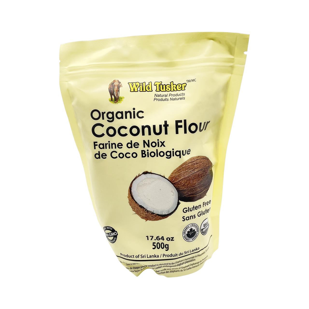 Farine de noix de Coco Biologique - Wild Tusker - Keto Montréal